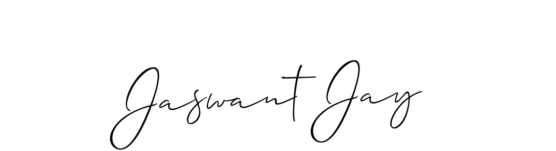 Jaswant Jay stylish signature style. Best Handwritten Sign (Allison_Script) for my name. Handwritten Signature Collection Ideas for my name Jaswant Jay. Jaswant Jay signature style 2 images and pictures png