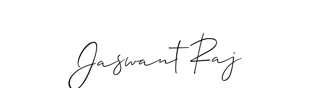 Use a signature maker to create a handwritten signature online. With this signature software, you can design (Allison_Script) your own signature for name Jaswant Raj. Jaswant Raj signature style 2 images and pictures png