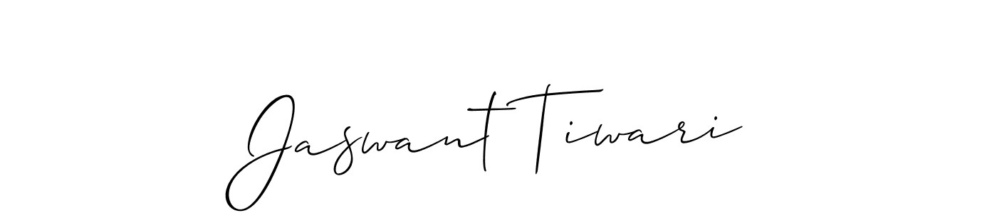 Create a beautiful signature design for name Jaswant Tiwari. With this signature (Allison_Script) fonts, you can make a handwritten signature for free. Jaswant Tiwari signature style 2 images and pictures png