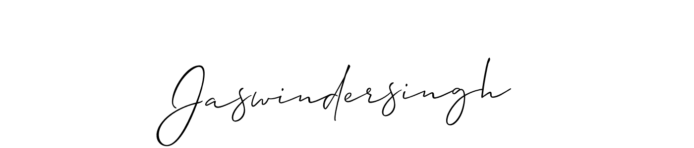 Jaswindersingh stylish signature style. Best Handwritten Sign (Allison_Script) for my name. Handwritten Signature Collection Ideas for my name Jaswindersingh. Jaswindersingh signature style 2 images and pictures png