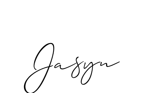 How to Draw Jasyn signature style? Allison_Script is a latest design signature styles for name Jasyn. Jasyn signature style 2 images and pictures png