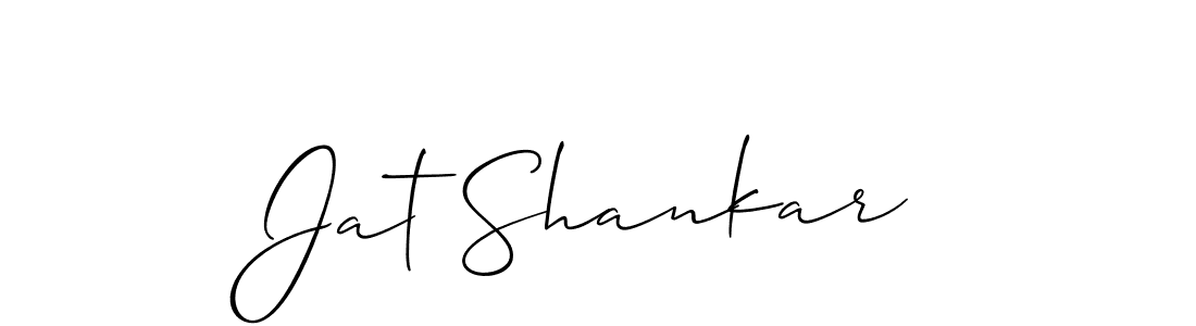 How to Draw Jat Shankar signature style? Allison_Script is a latest design signature styles for name Jat Shankar. Jat Shankar signature style 2 images and pictures png