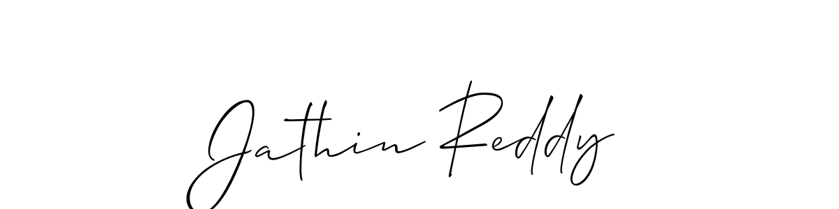 How to Draw Jathin Reddy signature style? Allison_Script is a latest design signature styles for name Jathin Reddy. Jathin Reddy signature style 2 images and pictures png