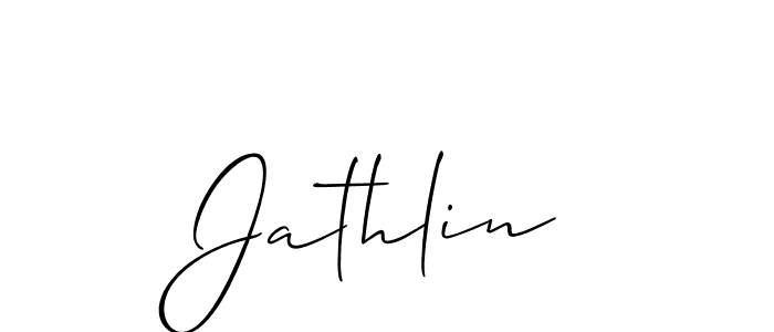 Similarly Allison_Script is the best handwritten signature design. Signature creator online .You can use it as an online autograph creator for name Jathlin. Jathlin signature style 2 images and pictures png