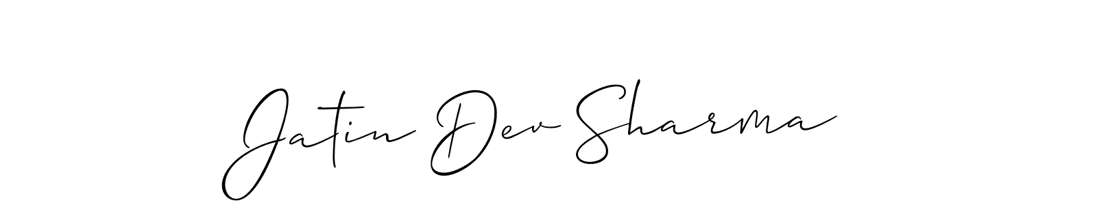 Best and Professional Signature Style for Jatin Dev Sharma. Allison_Script Best Signature Style Collection. Jatin Dev Sharma signature style 2 images and pictures png