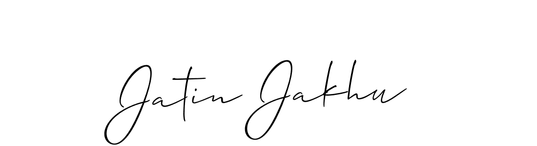 Here are the top 10 professional signature styles for the name Jatin Jakhu. These are the best autograph styles you can use for your name. Jatin Jakhu signature style 2 images and pictures png