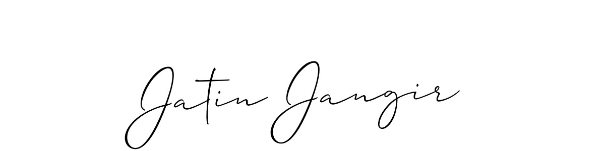 Make a beautiful signature design for name Jatin Jangir. Use this online signature maker to create a handwritten signature for free. Jatin Jangir signature style 2 images and pictures png