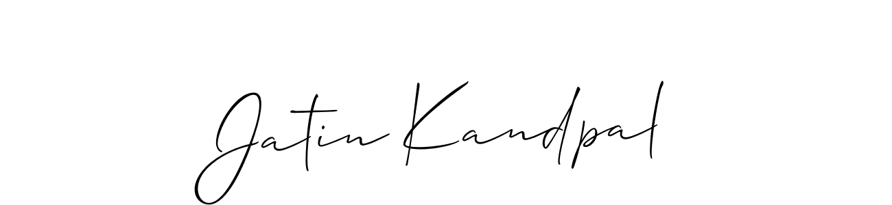 Best and Professional Signature Style for Jatin Kandpal. Allison_Script Best Signature Style Collection. Jatin Kandpal signature style 2 images and pictures png