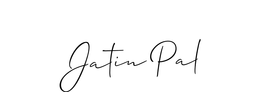 You should practise on your own different ways (Allison_Script) to write your name (Jatin Pal) in signature. don't let someone else do it for you. Jatin Pal signature style 2 images and pictures png