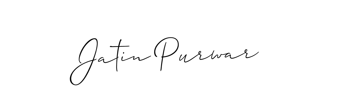 Make a beautiful signature design for name Jatin Purwar. Use this online signature maker to create a handwritten signature for free. Jatin Purwar signature style 2 images and pictures png