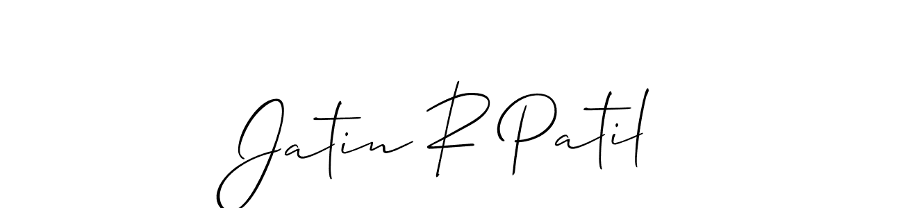 You should practise on your own different ways (Allison_Script) to write your name (Jatin R Patil) in signature. don't let someone else do it for you. Jatin R Patil signature style 2 images and pictures png