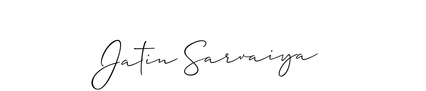 Similarly Allison_Script is the best handwritten signature design. Signature creator online .You can use it as an online autograph creator for name Jatin Sarvaiya. Jatin Sarvaiya signature style 2 images and pictures png