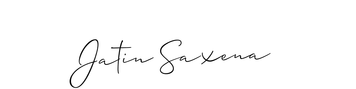 Best and Professional Signature Style for Jatin Saxena. Allison_Script Best Signature Style Collection. Jatin Saxena signature style 2 images and pictures png