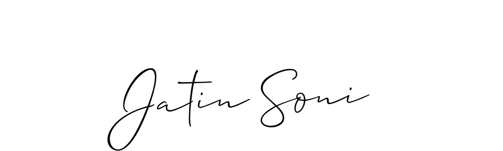 Similarly Allison_Script is the best handwritten signature design. Signature creator online .You can use it as an online autograph creator for name Jatin Soni. Jatin Soni signature style 2 images and pictures png