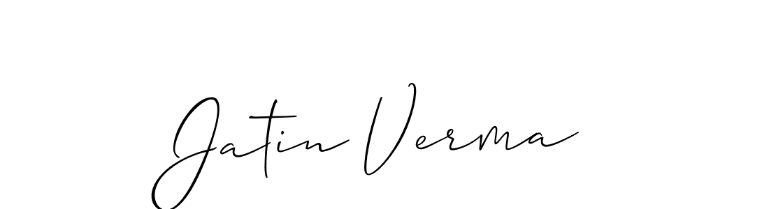 Similarly Allison_Script is the best handwritten signature design. Signature creator online .You can use it as an online autograph creator for name Jatin Verma. Jatin Verma signature style 2 images and pictures png