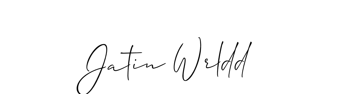 Allison_Script is a professional signature style that is perfect for those who want to add a touch of class to their signature. It is also a great choice for those who want to make their signature more unique. Get Jatin Wrldd name to fancy signature for free. Jatin Wrldd signature style 2 images and pictures png