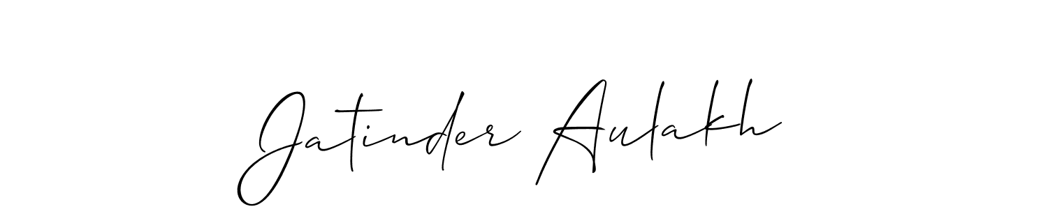 Once you've used our free online signature maker to create your best signature Allison_Script style, it's time to enjoy all of the benefits that Jatinder Aulakh name signing documents. Jatinder Aulakh signature style 2 images and pictures png