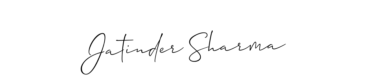 Also You can easily find your signature by using the search form. We will create Jatinder Sharma name handwritten signature images for you free of cost using Allison_Script sign style. Jatinder Sharma signature style 2 images and pictures png