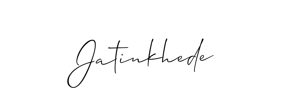 Check out images of Autograph of Jatinkhede name. Actor Jatinkhede Signature Style. Allison_Script is a professional sign style online. Jatinkhede signature style 2 images and pictures png