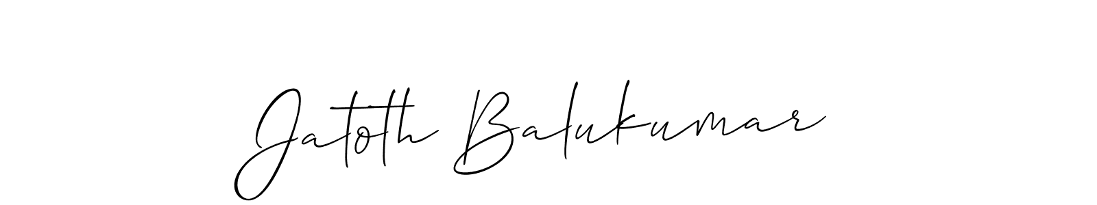 Check out images of Autograph of Jatoth Balukumar name. Actor Jatoth Balukumar Signature Style. Allison_Script is a professional sign style online. Jatoth Balukumar signature style 2 images and pictures png
