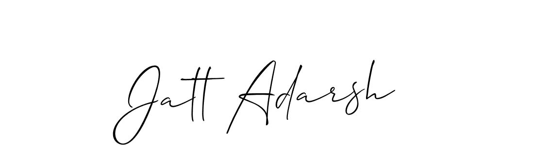 Here are the top 10 professional signature styles for the name Jatt Adarsh. These are the best autograph styles you can use for your name. Jatt Adarsh signature style 2 images and pictures png