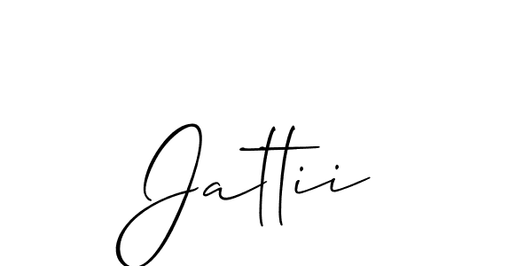 Best and Professional Signature Style for Jattii. Allison_Script Best Signature Style Collection. Jattii signature style 2 images and pictures png