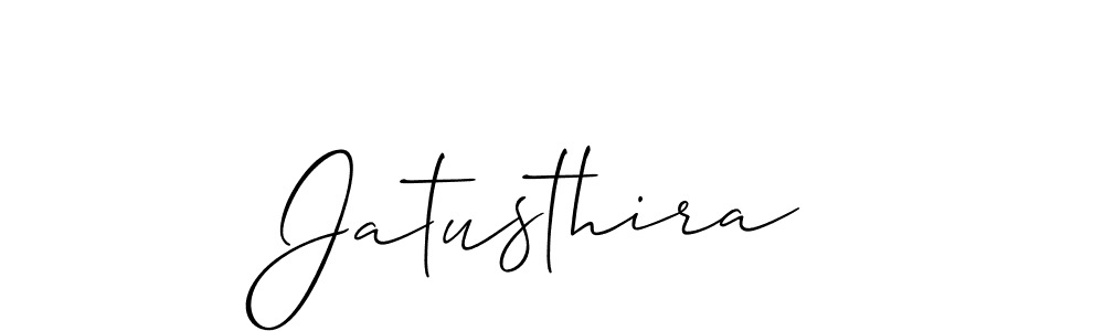 Best and Professional Signature Style for Jatusthira. Allison_Script Best Signature Style Collection. Jatusthira signature style 2 images and pictures png