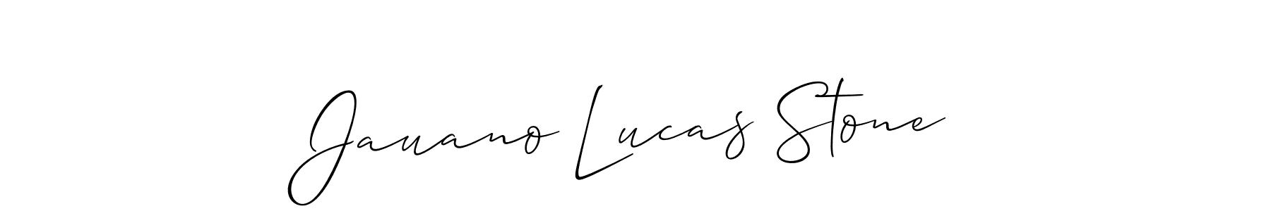 Make a beautiful signature design for name Jauano Lucas Stone. Use this online signature maker to create a handwritten signature for free. Jauano Lucas Stone signature style 2 images and pictures png