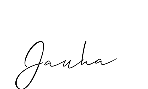 Make a beautiful signature design for name Jauha. With this signature (Allison_Script) style, you can create a handwritten signature for free. Jauha signature style 2 images and pictures png