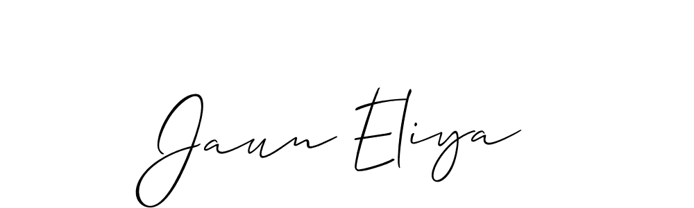 How to Draw Jaun Eliya signature style? Allison_Script is a latest design signature styles for name Jaun Eliya. Jaun Eliya signature style 2 images and pictures png