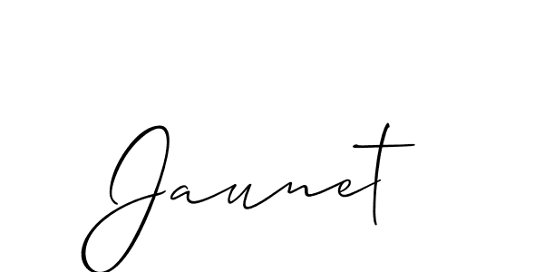 How to Draw Jaunet signature style? Allison_Script is a latest design signature styles for name Jaunet. Jaunet signature style 2 images and pictures png