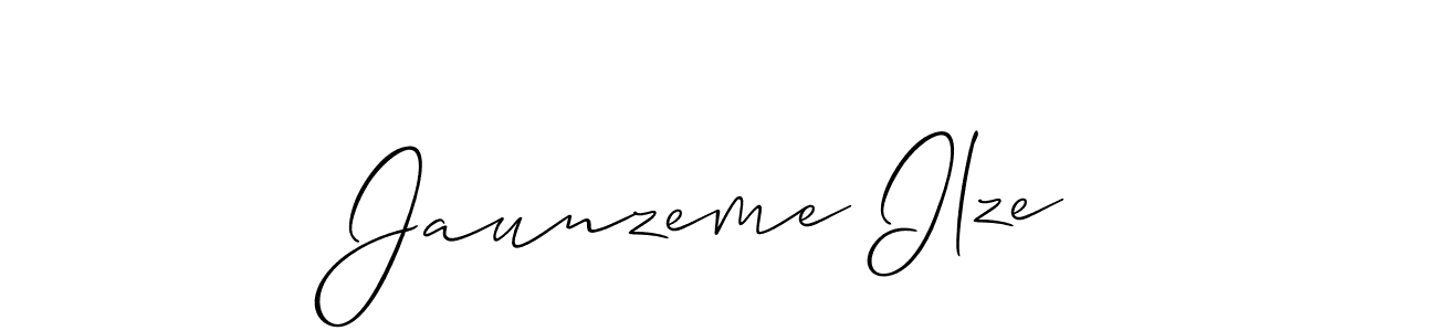 This is the best signature style for the Jaunzeme Ilze name. Also you like these signature font (Allison_Script). Mix name signature. Jaunzeme Ilze signature style 2 images and pictures png