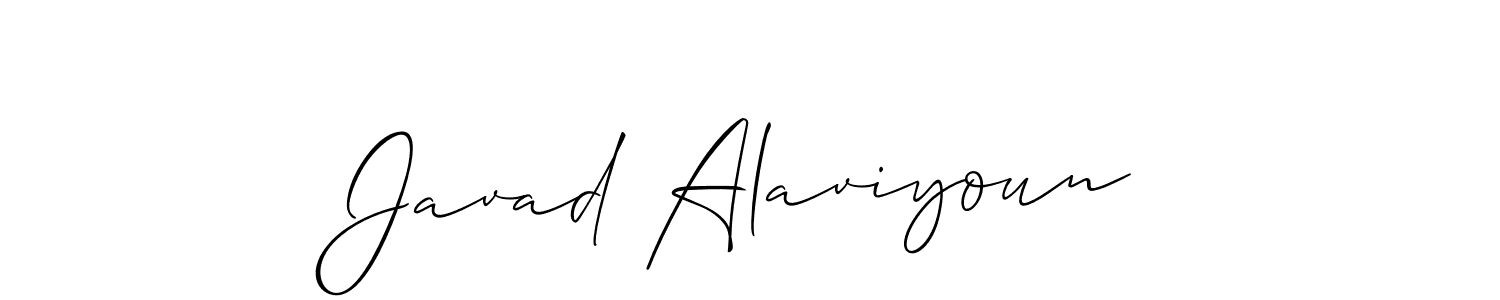 Also You can easily find your signature by using the search form. We will create Javad Alaviyoun name handwritten signature images for you free of cost using Allison_Script sign style. Javad Alaviyoun signature style 2 images and pictures png