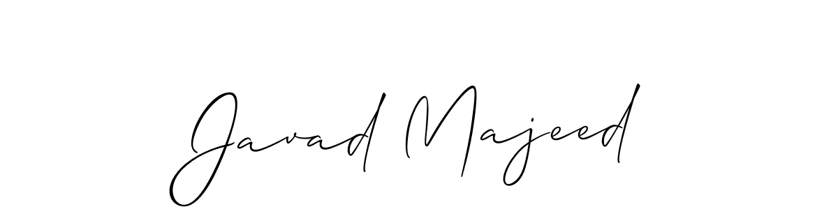 It looks lik you need a new signature style for name Javad Majeed. Design unique handwritten (Allison_Script) signature with our free signature maker in just a few clicks. Javad Majeed signature style 2 images and pictures png