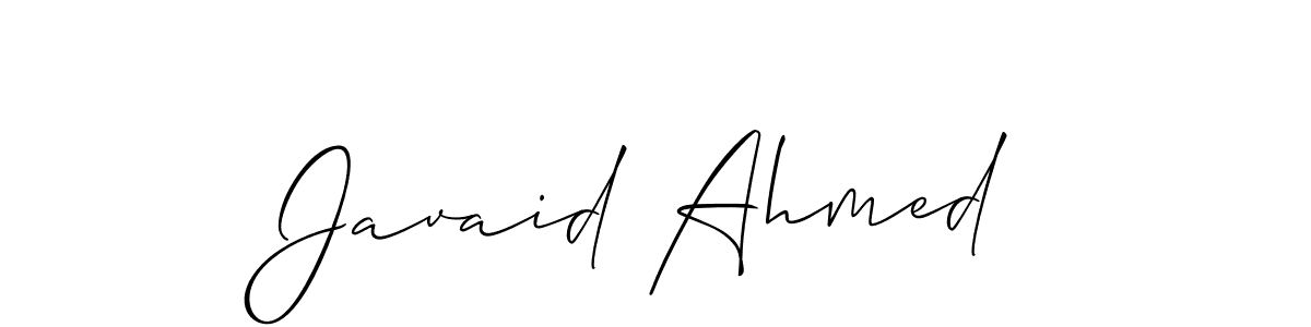 if you are searching for the best signature style for your name Javaid Ahmed. so please give up your signature search. here we have designed multiple signature styles  using Allison_Script. Javaid Ahmed signature style 2 images and pictures png