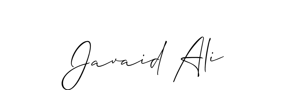 How to Draw Javaid Ali signature style? Allison_Script is a latest design signature styles for name Javaid Ali. Javaid Ali signature style 2 images and pictures png