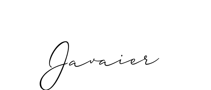 if you are searching for the best signature style for your name Javaier. so please give up your signature search. here we have designed multiple signature styles  using Allison_Script. Javaier signature style 2 images and pictures png