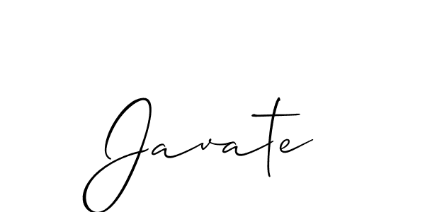 You should practise on your own different ways (Allison_Script) to write your name (Javate) in signature. don't let someone else do it for you. Javate signature style 2 images and pictures png