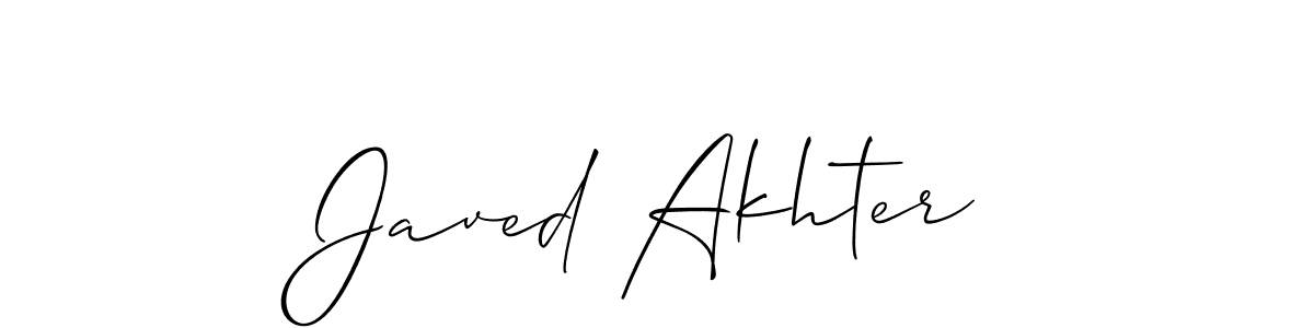 You can use this online signature creator to create a handwritten signature for the name Javed Akhter. This is the best online autograph maker. Javed Akhter signature style 2 images and pictures png