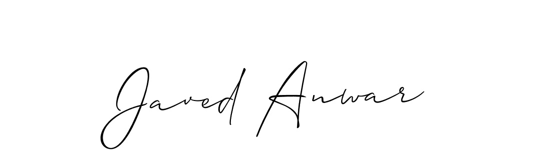 Also You can easily find your signature by using the search form. We will create Javed Anwar name handwritten signature images for you free of cost using Allison_Script sign style. Javed Anwar signature style 2 images and pictures png