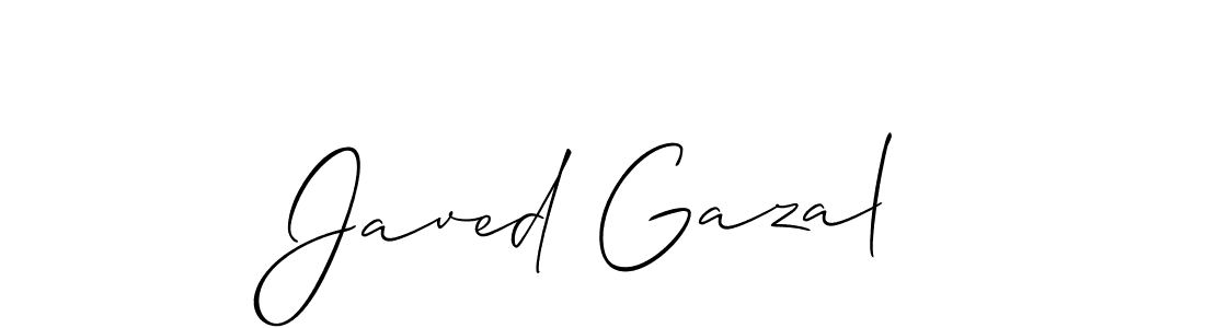 Make a beautiful signature design for name Javed Gazal. Use this online signature maker to create a handwritten signature for free. Javed Gazal signature style 2 images and pictures png