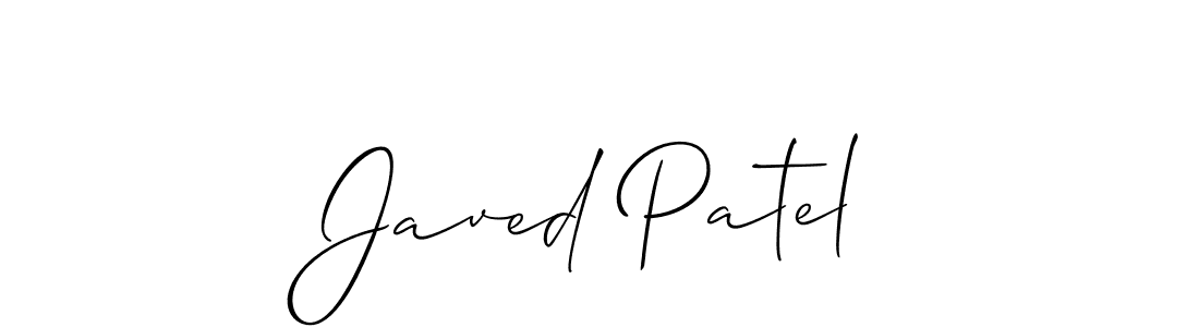 Make a short Javed Patel signature style. Manage your documents anywhere anytime using Allison_Script. Create and add eSignatures, submit forms, share and send files easily. Javed Patel signature style 2 images and pictures png