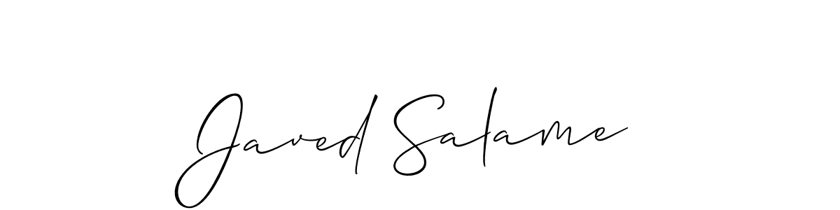 You can use this online signature creator to create a handwritten signature for the name Javed Salame. This is the best online autograph maker. Javed Salame signature style 2 images and pictures png