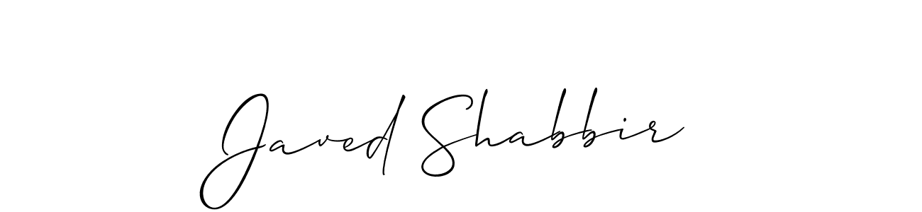 Also we have Javed Shabbir name is the best signature style. Create professional handwritten signature collection using Allison_Script autograph style. Javed Shabbir signature style 2 images and pictures png