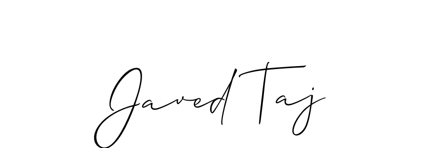 Check out images of Autograph of Javed Taj name. Actor Javed Taj Signature Style. Allison_Script is a professional sign style online. Javed Taj signature style 2 images and pictures png