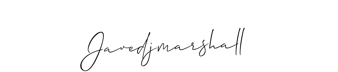 Allison_Script is a professional signature style that is perfect for those who want to add a touch of class to their signature. It is also a great choice for those who want to make their signature more unique. Get Javedjmarshall name to fancy signature for free. Javedjmarshall signature style 2 images and pictures png