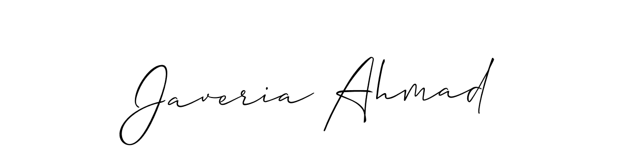 This is the best signature style for the Javeria Ahmad name. Also you like these signature font (Allison_Script). Mix name signature. Javeria Ahmad signature style 2 images and pictures png