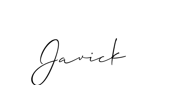 Best and Professional Signature Style for Javick. Allison_Script Best Signature Style Collection. Javick signature style 2 images and pictures png