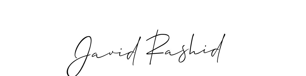 This is the best signature style for the Javid Rashid name. Also you like these signature font (Allison_Script). Mix name signature. Javid Rashid signature style 2 images and pictures png