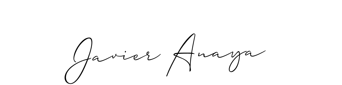 Similarly Allison_Script is the best handwritten signature design. Signature creator online .You can use it as an online autograph creator for name Javier Anaya. Javier Anaya signature style 2 images and pictures png
